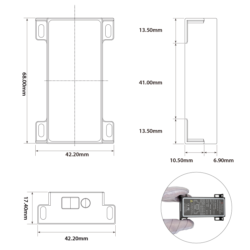 Industrial Laser Distance Sensor - 새로운 LDL-P4 TTL 출력 레이저 거리