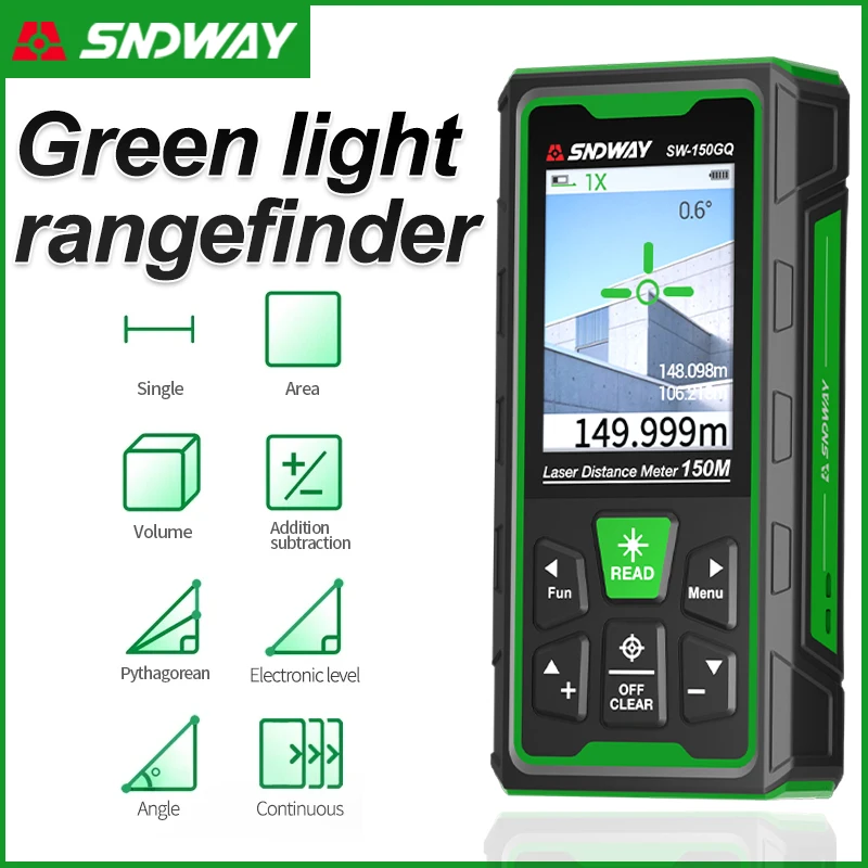 Industrial Laser Distance Sensor - 녹색 레이저 거리 측정기 디지털 거리