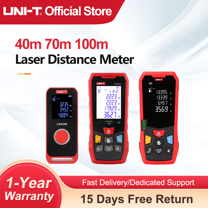 Industrial Laser Distance Sensor - UNI-T 레이저 거리 측정기 40m 60m