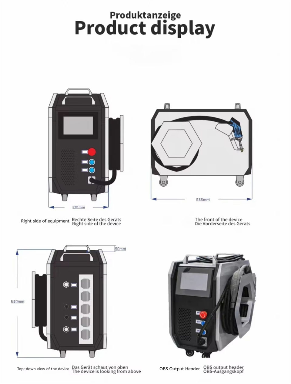 2000W 휴대용 레이저 용접기 |   산업용 고정밀  - Industrial Grade Laser Welder 리뷰 및 가격