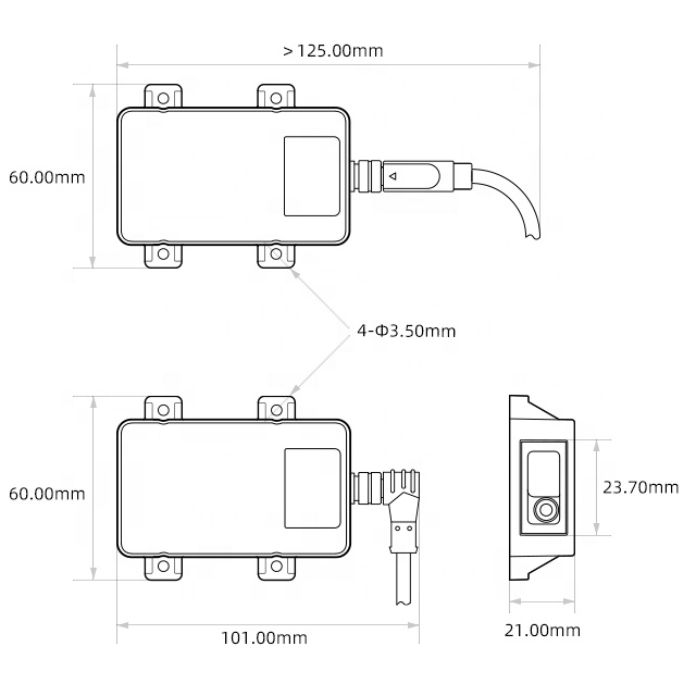 40M 레이저 테이프 측정 센서 모듈 L2s, 1mm  - Industrial Use Of Laser 리뷰 및 가격