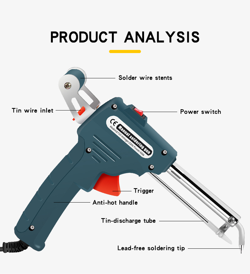 자동 납땜 총 110V/220V 60W 미국/EU 플러 - Industrial Laser Welding Tool 리뷰 및 가격