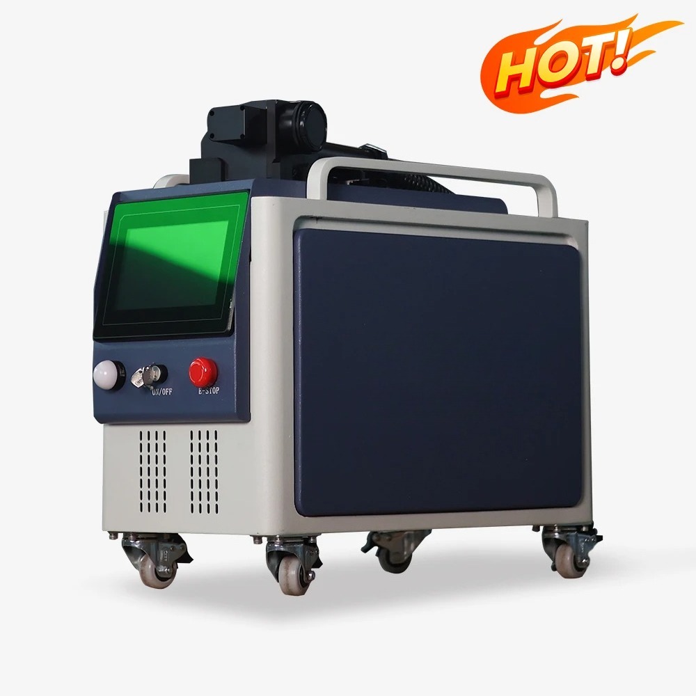 100W 200W 300W 펄스 레이저 클리닝 머신,  - Industrial Laser Paint Removal 리뷰 및 가격