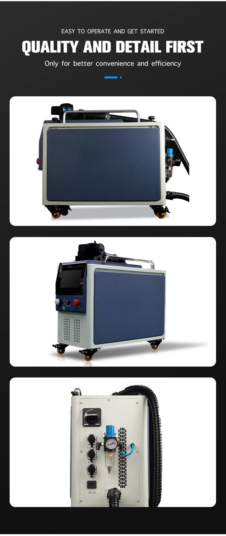 100W 200W 300W 펄스 레이저 클리닝 머신,  - Industrial Laser Paint Removal 리뷰 및 가격